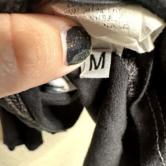 LANI California Black & White Tie Dye SZ Medium Sleeveless Chocker V Neck - Picture 3 of 7